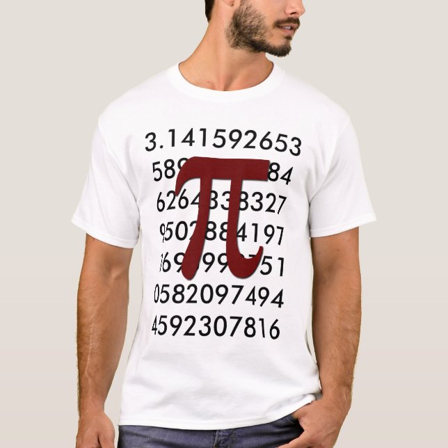 Camiseta PI - Matemática engraçada (Frente)
