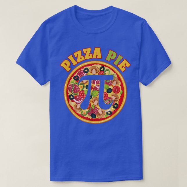 Camiseta Pi Math Pizza I Pi Day (Frente do Design)