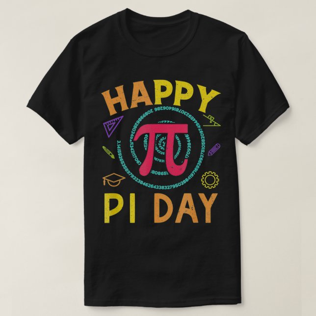 Camiseta Pi Math Science STEM Gift 3 (Frente do Design)