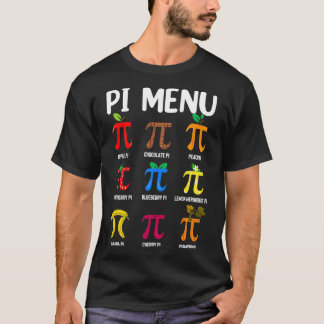 Camiseta Pi Menu 314 PiMath Teacher Happy Pi Day