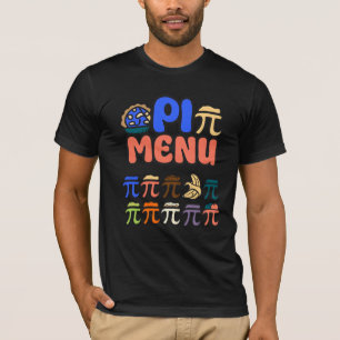 Camiseta Pi Menu – Camisa engraçada de matemática 