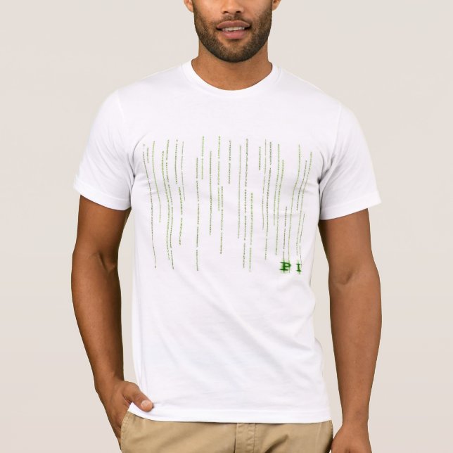 Camiseta Pi na Matriz, Bella Canvas Basic T-Shirt (Frente)
