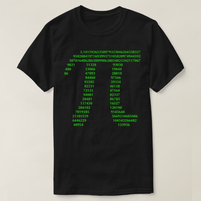 Camiseta Pi número 314 aspas matemáticas 4 (Frente do Design)