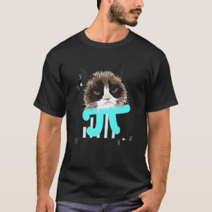 Camiseta Pi para Siamese Cat Pi Engraçado Matemática CAT 3
