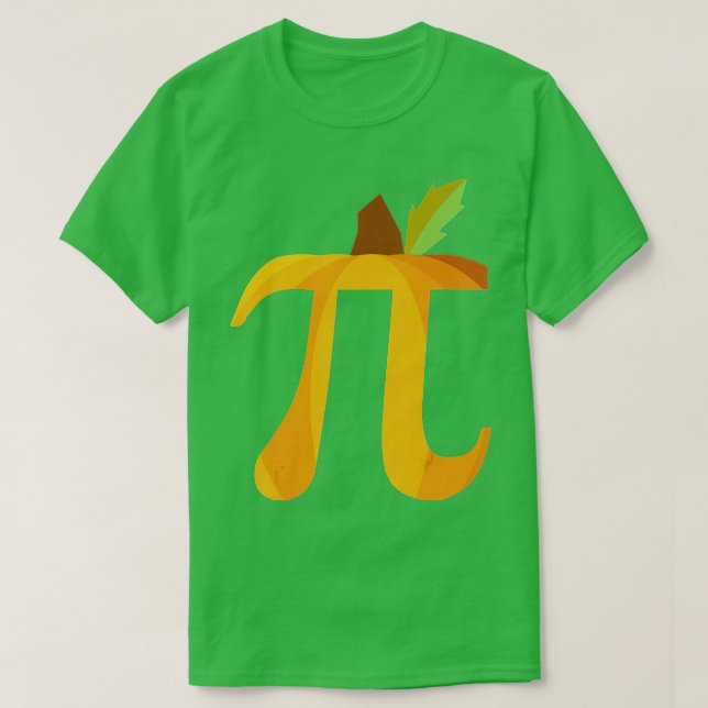 Camiseta Pi Pumpkin Pie Math Dia de as Bruxas engraçado Pi  (Frente do Design)