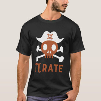 Camiseta Pi Rate Pi Dia Numérico Piada Matemática