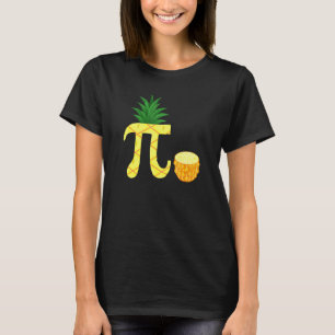 Camiseta Pi - Símbolo Geek Matemático Pineapple Professor