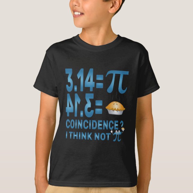 Camiseta Pi T-Shirt 3,14 = Coincidência de empada? Acho Que (Frente)