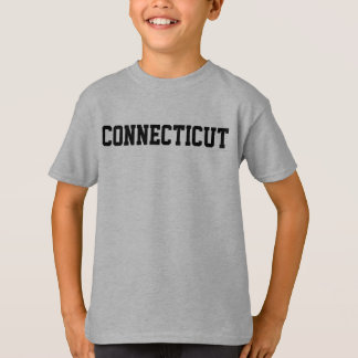 Camiseta Pia batismal Black.png do jérsei de Connecticut