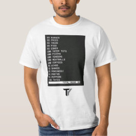 Camiseta Piada 55 Hambúrgueres 55 Batatas Fritas