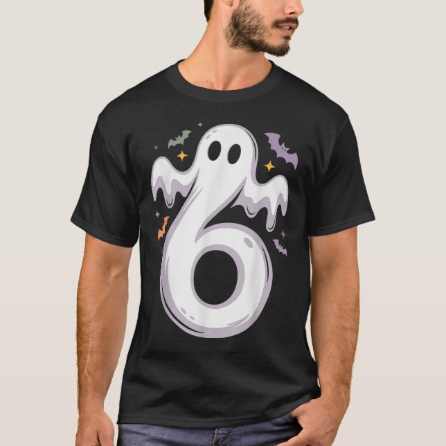 Camiseta Piada 6 Fantasma Meme Fantasia de Halloween Combin (Frente)