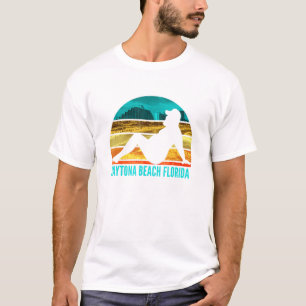 Camiseta Piada Adulta de Humor Bebendo na Flórida Daytona B