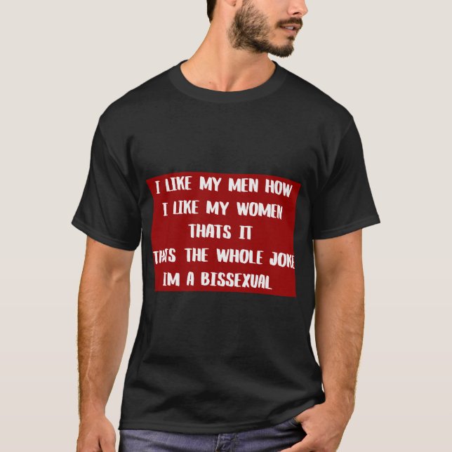 Camiseta Piada bissexual (Frente)