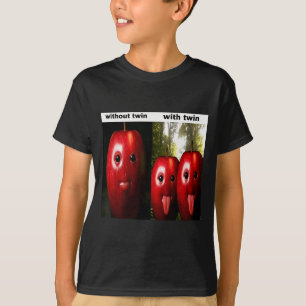 Camiseta Piada Bobo Ai Meme Gen Z Humor Brainrot Gêmeos Irm