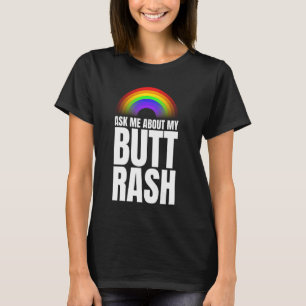 Camiseta Piada Colorida Erupção cutânea Bumbum Engraçada Fé