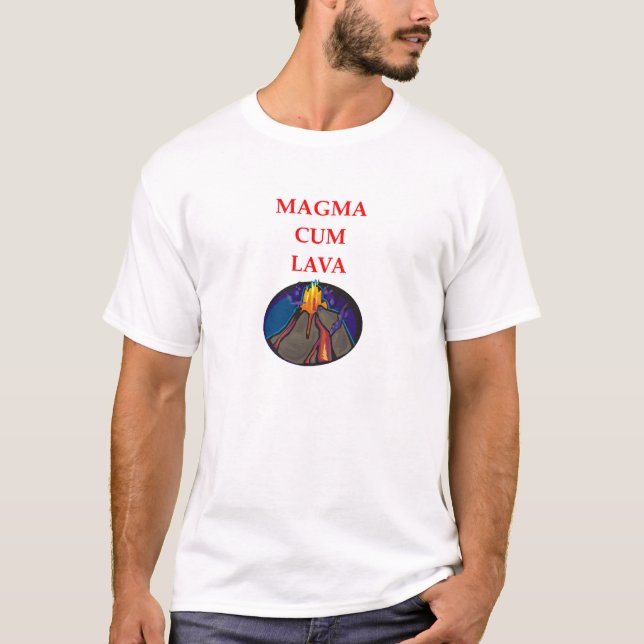 Camiseta piada da geologia (Frente)