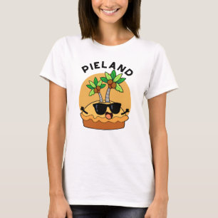 Camiseta Piada da Ilha Divertida da Terra de Torta