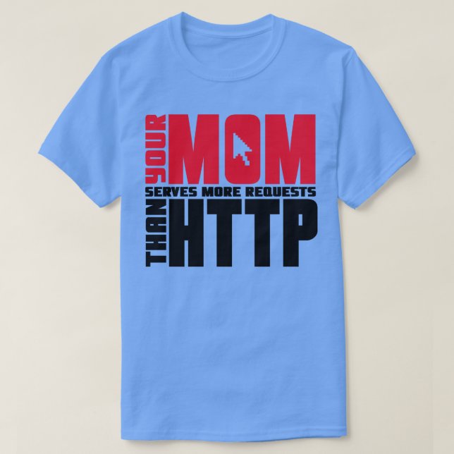 Camiseta Piada da mãe Http (Frente do Design)