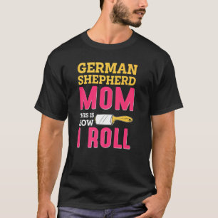 Camiseta Piada da Mamãe Pastor Alemão Cão K9