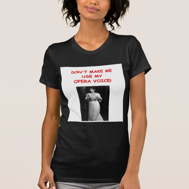 Camiseta piada da ópera (Frente)