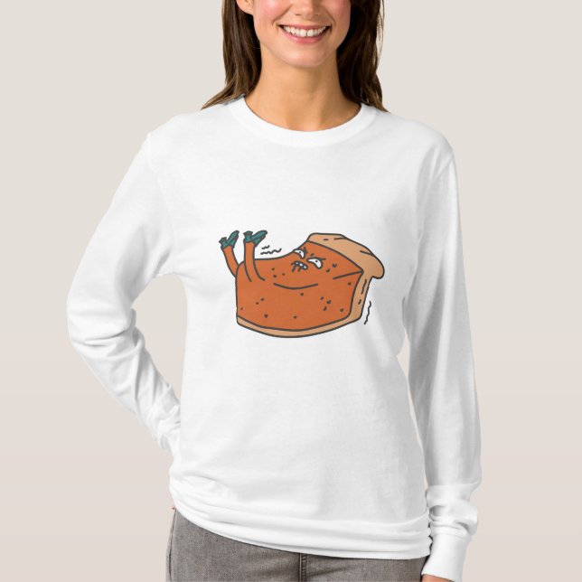 Camiseta Piada de abóbora antropomórfica (Frente)