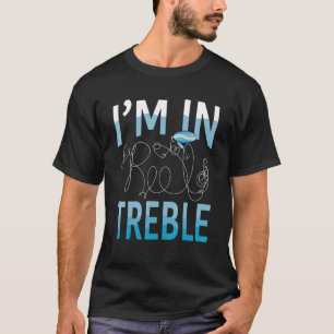 Camiseta Piada de Arco de Pesca Estou em Reel Treble