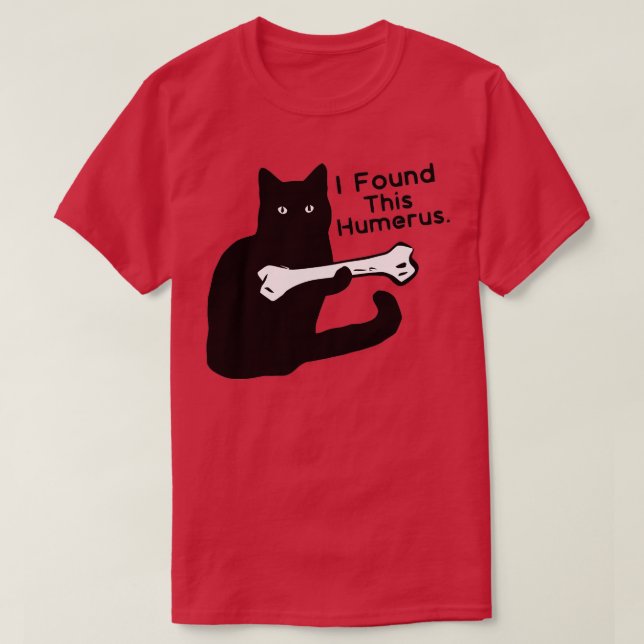 Camiseta Piada De Arma - Encontrei Este Humero - Gato Gato  (Frente do Design)