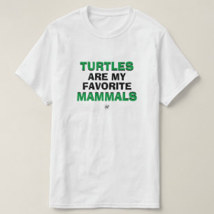 Camiseta Piada de biologia: As tartarugas são os meus mam