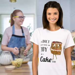 Camiseta Piada de Bolo de Bolo Engraçado