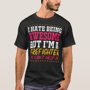 Camiseta Piada de Bombeiro Bombeiro Chefe de Bombeiros Engr