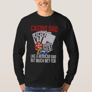 Camiseta Piada de cassino de apostas masculinas para o seu