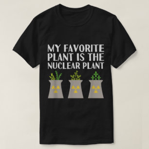 Camiseta Piada de Ciência de Usina Nuclear Divertida
