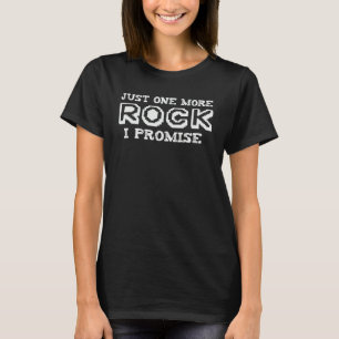 Camiseta Piada de Colecionador de Rochas Caça a Rochas Cole