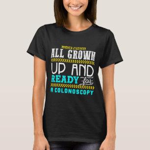 Camiseta Piada de Colonoscopia Engraçada Humor Médico Check