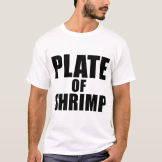 Camiseta Piada de Comida de Shrimp Novelty Engraçado
