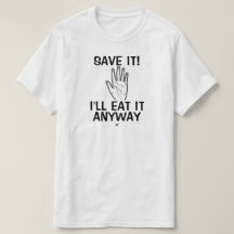 piada de comida (Salve-a! Vou comê-lo mesmo assim)