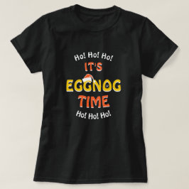 Camiseta piada de eggnog de férias