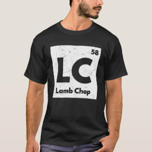 Camiseta Piada de Elemento de Química Lamb Chop Lamb