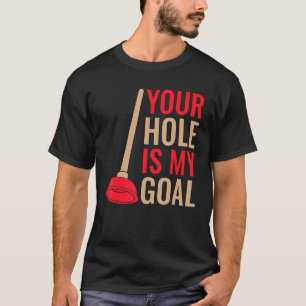 Camiseta Piada de Encanação Masculina Seu Buraco é Meu Obje