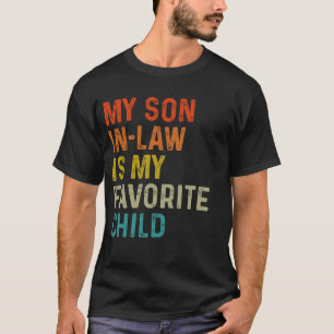 Camiseta Piada de Filho Favorito Genro Engraçado Família