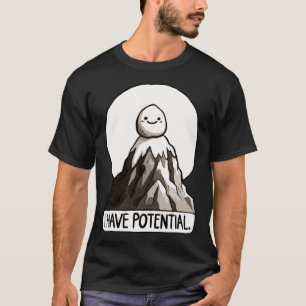 Camiseta Piada De Física - Tenho Potencial Stic Rock Mounta