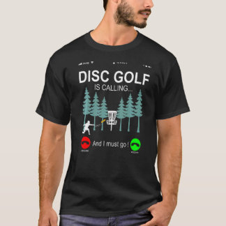 Camiseta piada de folf de golfe em disco com base em árvore