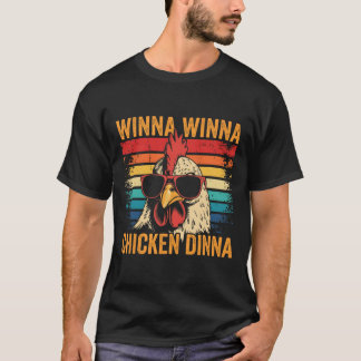 Camiseta Piada de Frango Engraçada Galinhas Pequeno Proprie