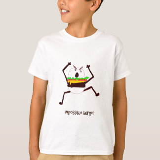 Camiseta piada de hambúrguer impossível