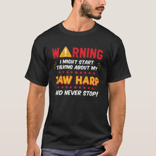 Camiseta Piada de Jaw Harp Juice Harp Mouth Harp Graphic (Frente)