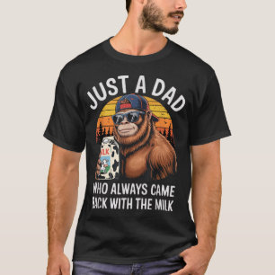 Camiseta Piada de Leite para Pai Meme Humor Moderno para Ho