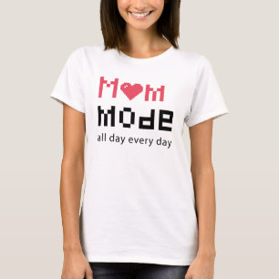 Camiseta Piada de Mães engraçadas com Dia de as mães