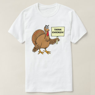 Camiseta Piada de Natal mais engraçada na Turquia - Galinh