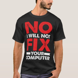 Camiseta Piada de Nerd de Ditado Trocadilho Não Vou Consert