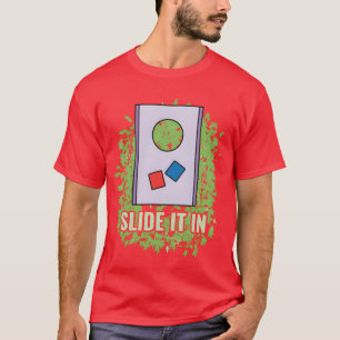 Camiseta Piada de Pai Esportes Jogo de Palavras Deslize e E